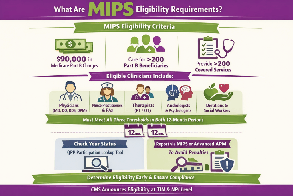 MIPS eligibility requirements image